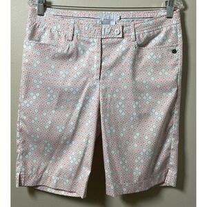Cracked Wheat Womens Size‎ 10 Lot Of 2 Golf Shorts 34"x10" Flat Front Stretch